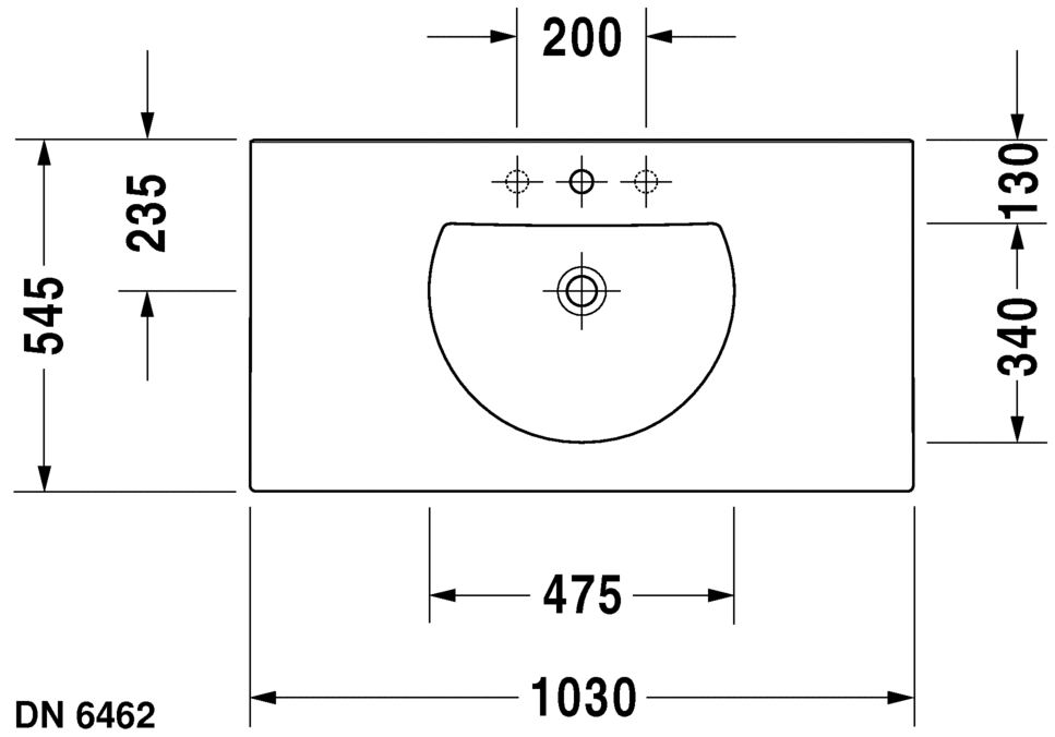 0499100030 Подвесная раковина настенная овальная Duravit Darling New - Вид №6