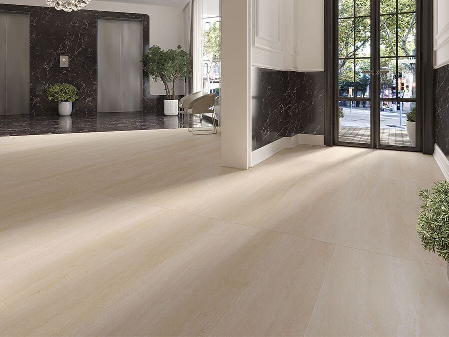 Пол из керамогранита с мраморным эффектом Kaleseramik ванная комната ARCH-00058125 - Вид №1