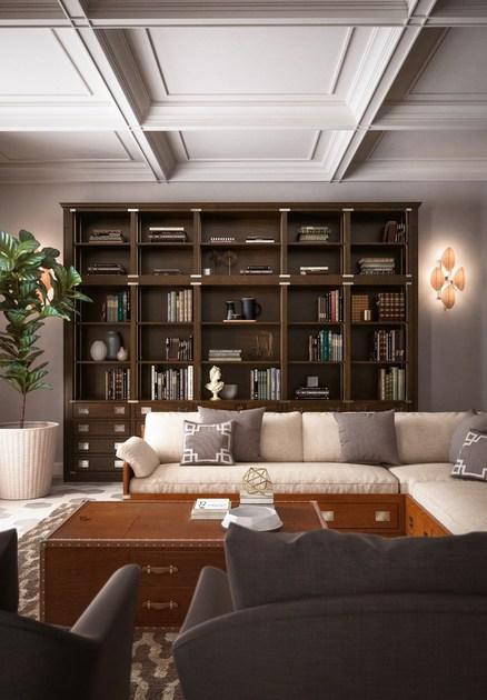 Caroti Угловой диван с тумбой под ТВ и книжным шкафом Via montenapoleone sun-id-1514472 - Вид №2