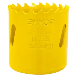 Коронка для металла Энкор Bi-Metall, D44 мм