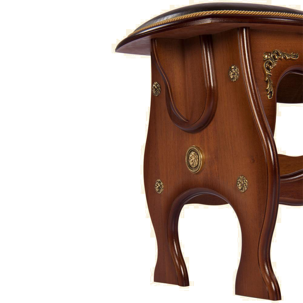 11138 Скамья 3-секционная большая Шоколад BOGACHO 4627138219423 - Вид №5