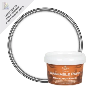 Краска для стен и потолков Olimp Гамма матовая цвет белый база A 0.45 л