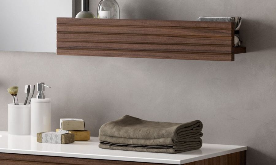 MD0600.10/NOCE IBC Diana, деревянная полочка 60 см (1 шт.), цвет орех - Вид №1