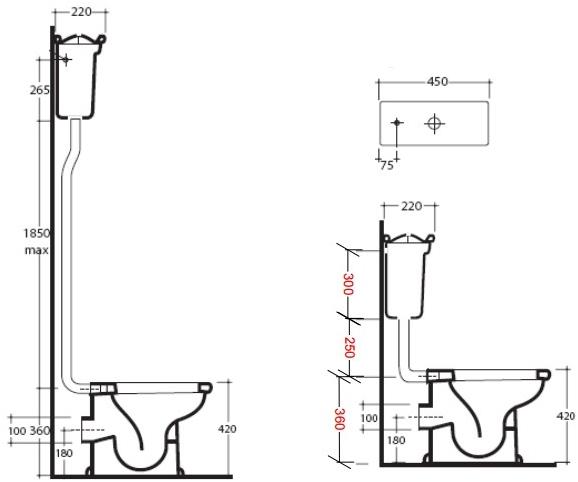 Бачок для унитаза Белый Galassia ETHOS Италия sun-id-1513251 - Вид №2