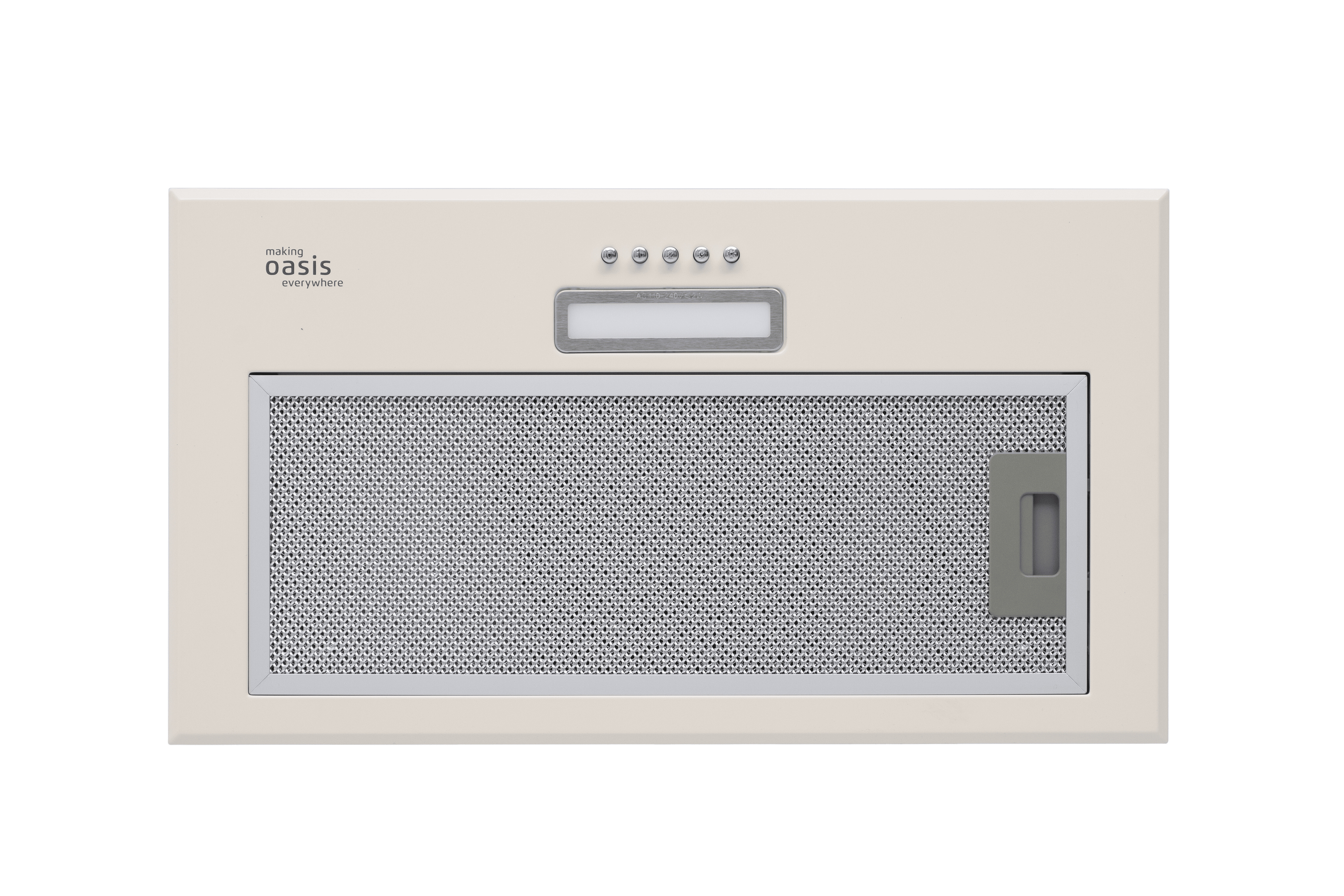 9082724 Вытяжка полновстраиваемая Оasis VM-52I бежевый OASIS STDN-0026542 - Вид №1