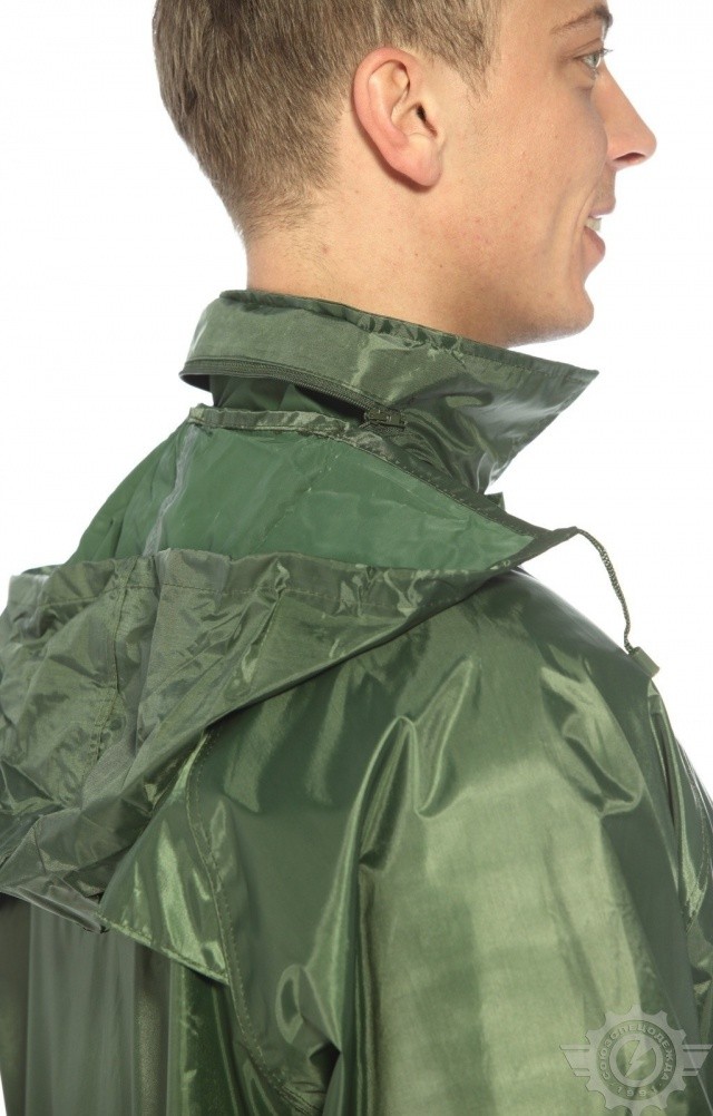 4957153 Плащ "Альбатрос ЛАЙТ" влагозащитный зеленый  Непромокаемая спецодежда  размер XXXL  - Вид №9
