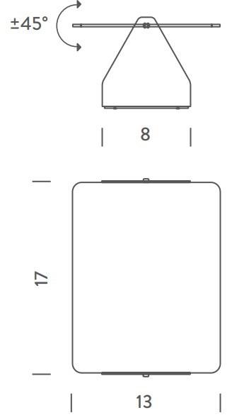 NEMO Регулируемый настенный светильник из алюминия Applique à volet pivotant sun-id-1451052 - Вид №8