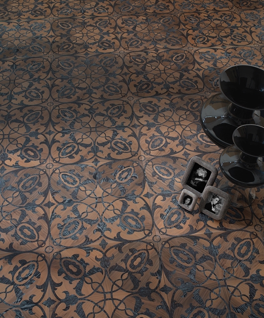 Quad5 Tifernoit Nives - орех и венге Parquet - Вид №2