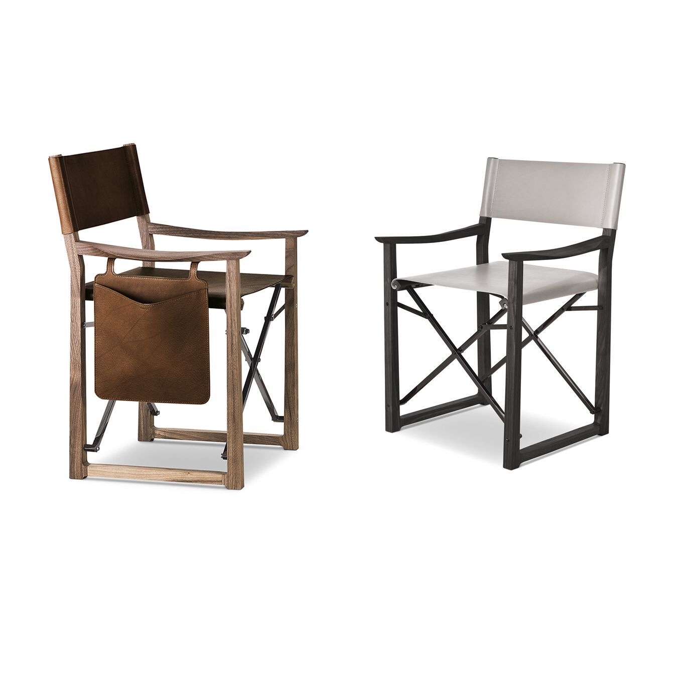 Кожаный складной стул директора i 4 Mariani CLAP ARCH-00024338 - Вид №4