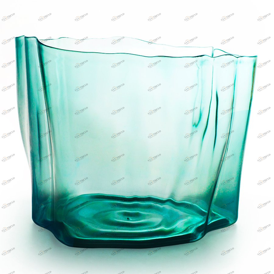 Органайзер зеленый прозрачный средний Flow QUALY  00-3872243 Зеленый;прозрачный 