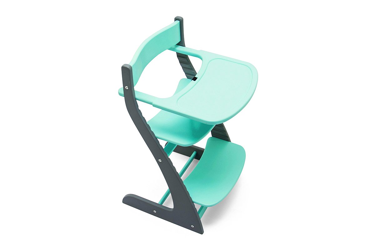 Детский растущий регулируемый стул "Усура" графит, мятный БЕЛЬМАРКО  326889 Голубой;серый Santreyd  - Вид №2