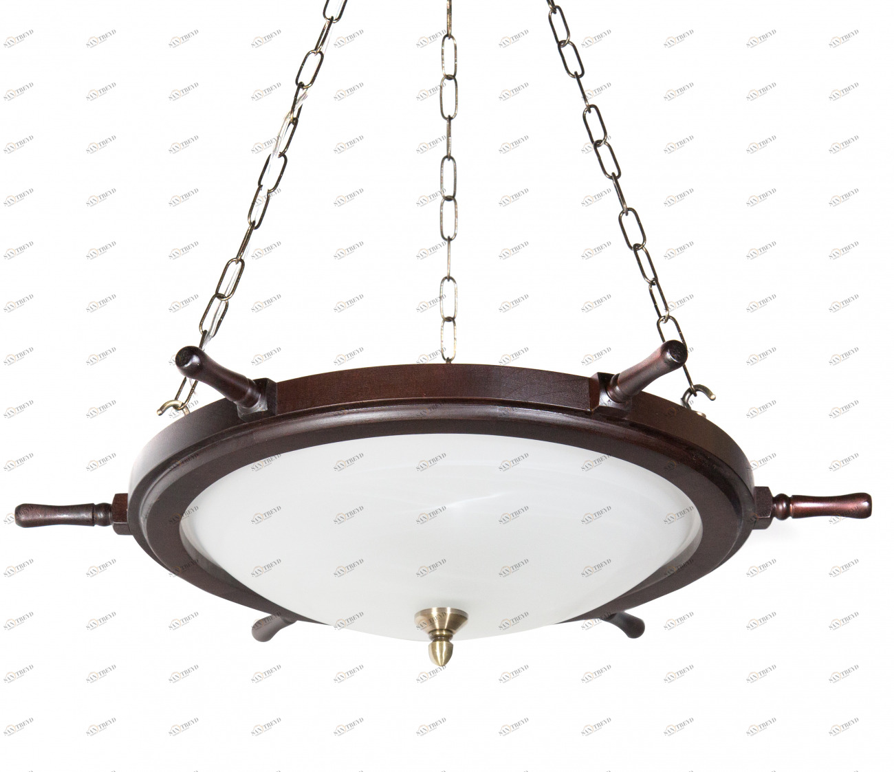 Люстра КАПИТАН коричневая LL06 SUPERNW КОЛЕСО 010939 Коричневый 
