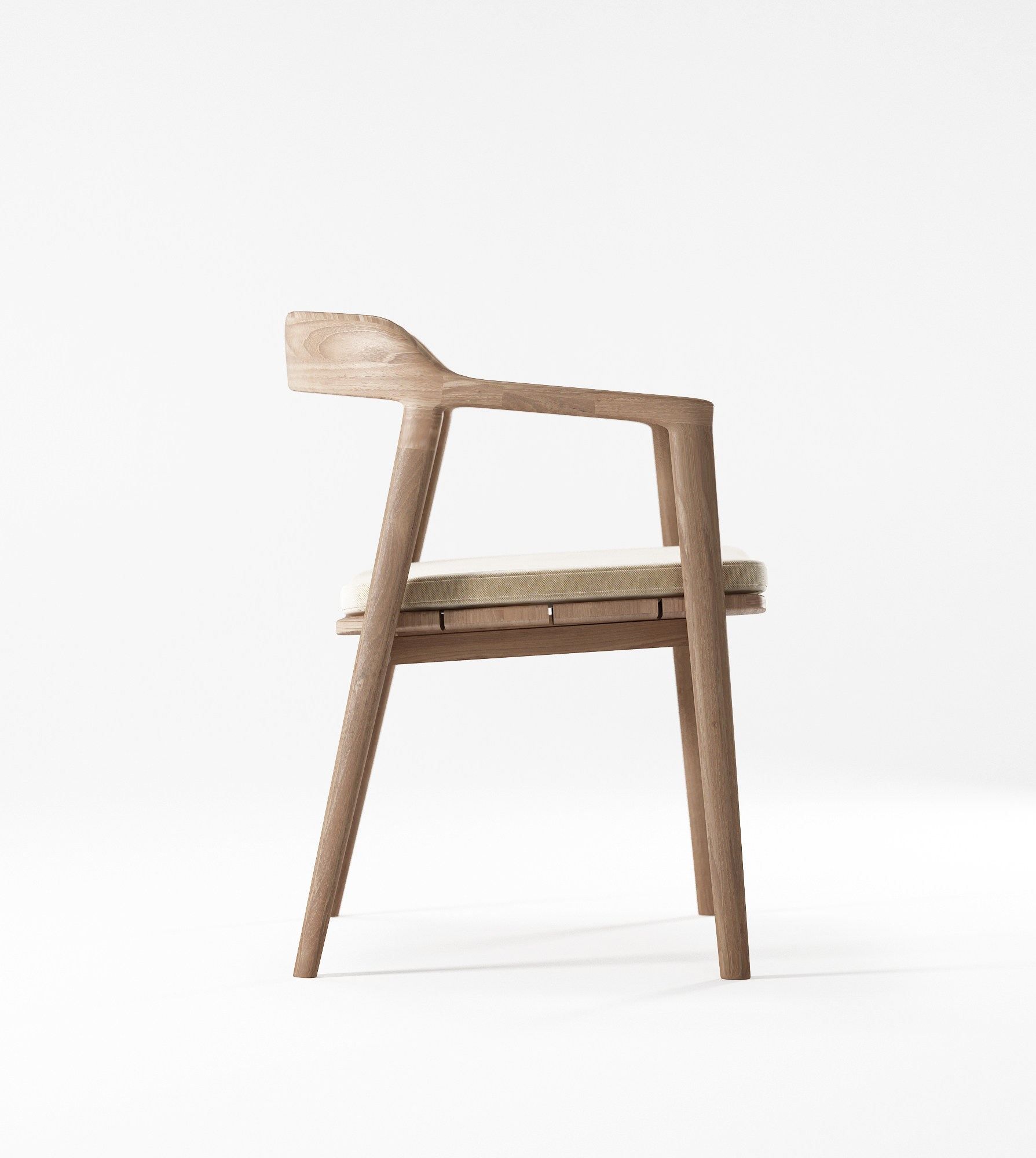 Стул из тикового дерева с подлокотниками KARPENTER Grasshopper Outdoor ARCH-00022537 - Вид №6