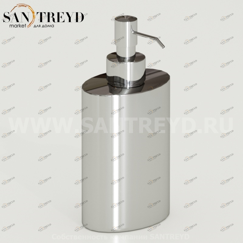 922390 Диспенсер для жидкого, цвет Хромированный Kerasan Nolita Италия