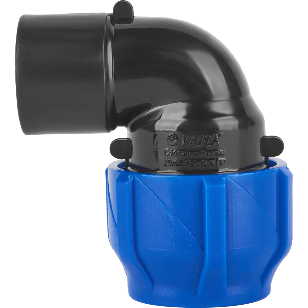 Отвод комбинированный 90° ПНД Valfex 1/2"x25 мм ВР 83742575 STLM-2164030  - Вид №1