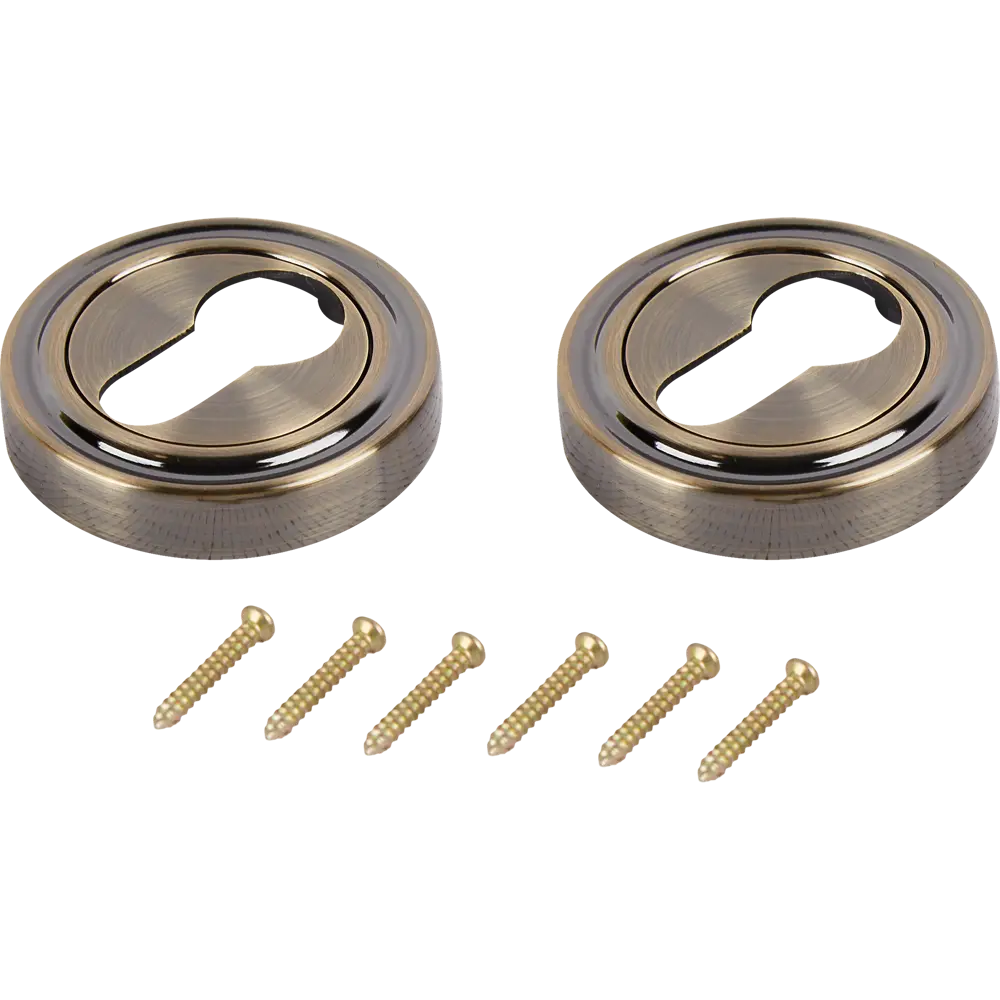 PALLADIUM City CR ET - Накладка на цилиндр 52x52 мм бронза 85081518 STLM-0058316 - Вид №1
