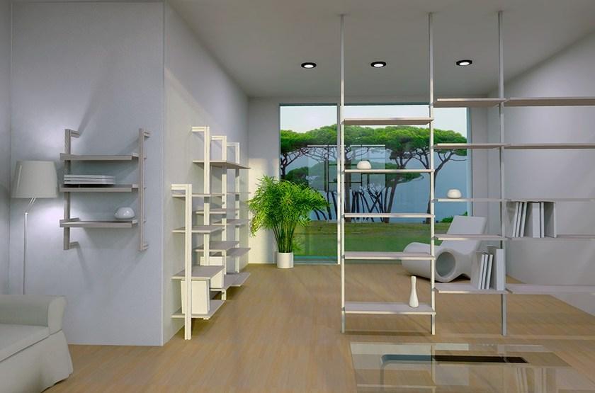 STUDIO T Модульный офисный книжный шкаф из экструдированного алюминия Inuno sun-id-1418811 - Вид №5