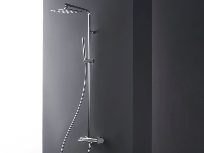 Настенная душевая колонна с душем Rubinetterie Treemme Ran ARCH-00130692