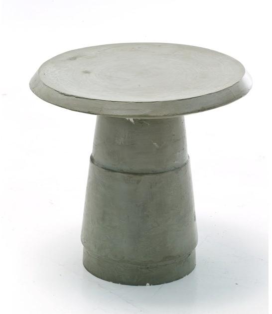 Moroso Круглый журнальный столик из керамики с бетонной отделкой sun-id-1467147 - Вид №1