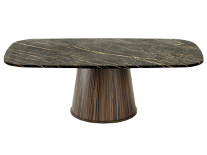 Мраморный прямоугольный стол с регулируемой высотой