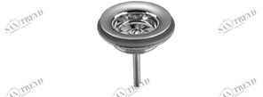Донный клапан сетчатый 1 1/4" - платина 1010097008