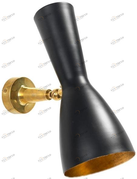 Il Bronzetto Регулируемый настенный светильник из латуни Wormhole Wor06