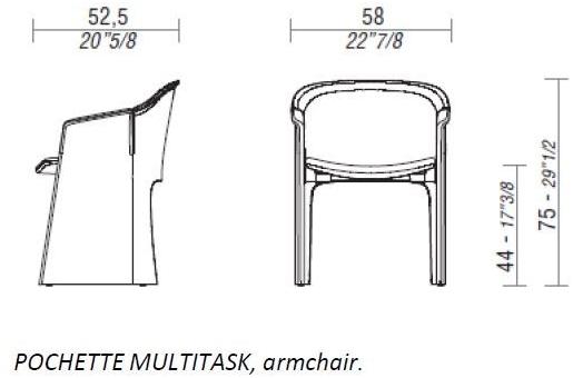 ESTEL GROUP Складное кресло для конференций из ткани sun-id-1474581 - Вид №10