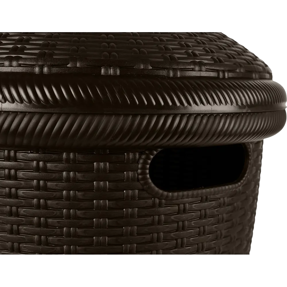 Корзина для белья Keeplex Rattan цвет темный каштан 86851583 STLM-2170022 - Вид №5