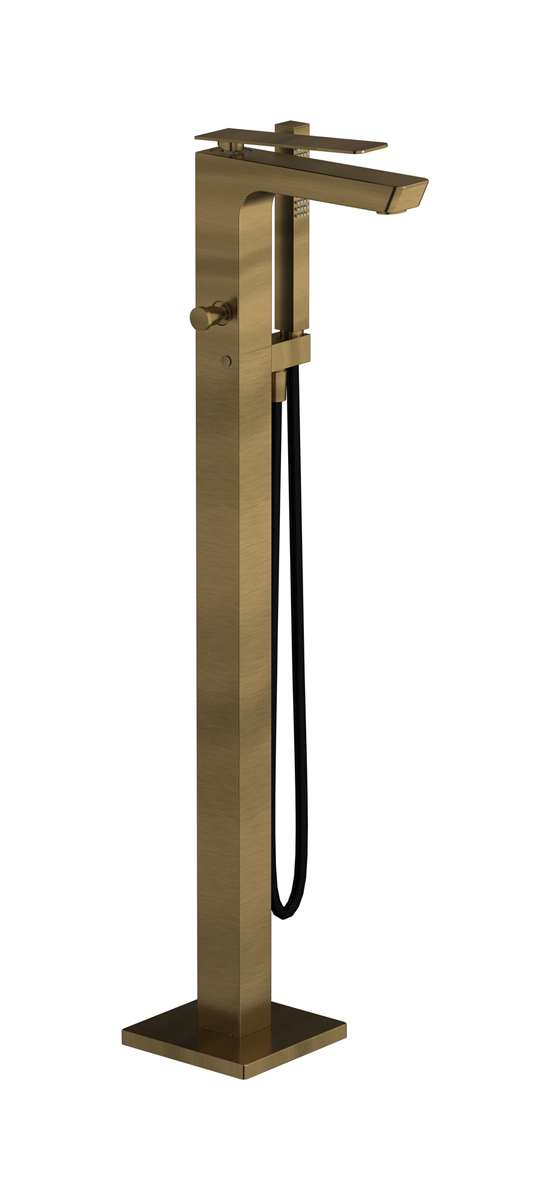 Напольный смесиель для ванны с встроенным душем. WE ARE IB k3399mb Modern Bronze K3