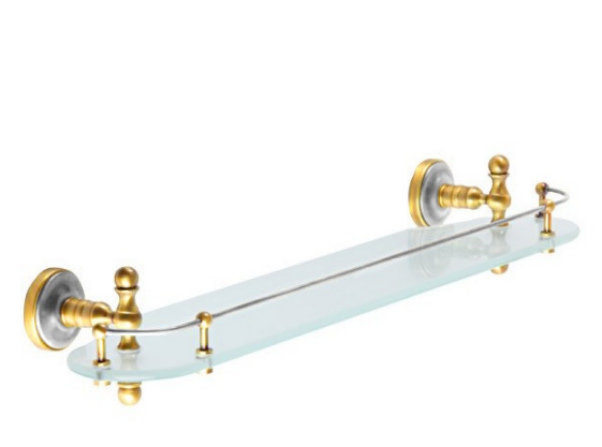 Полка MIGLIORE Mirella ML.MRL-M050.DO, золото  - Вид №1