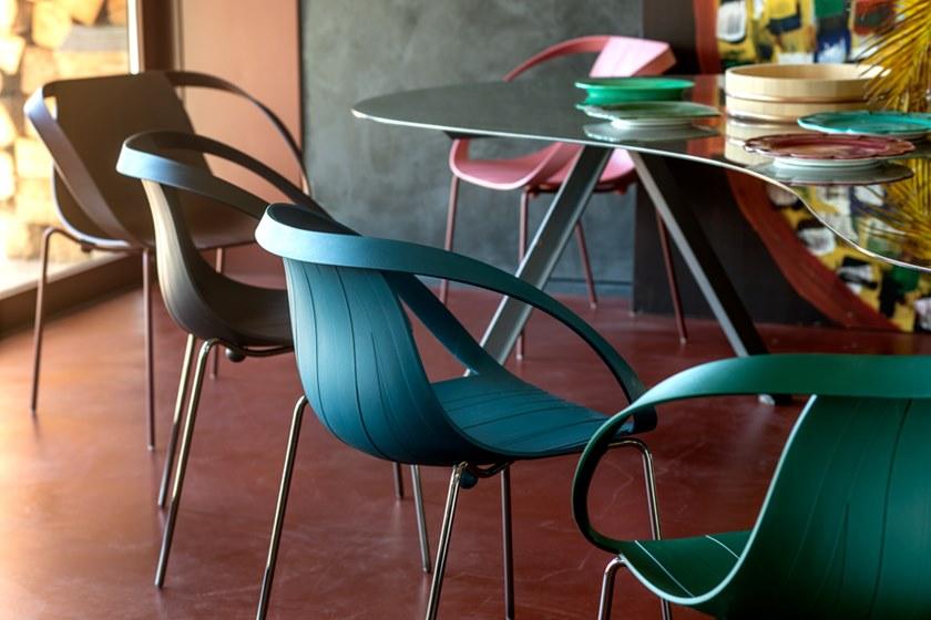 Moroso Стул из полипропилена штабелируемый с подлокотниками sun-id-1493418 - Вид №11