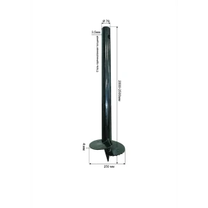 ТАВРОС Винтовая свая для фундамента 76×2000 мм 82021532