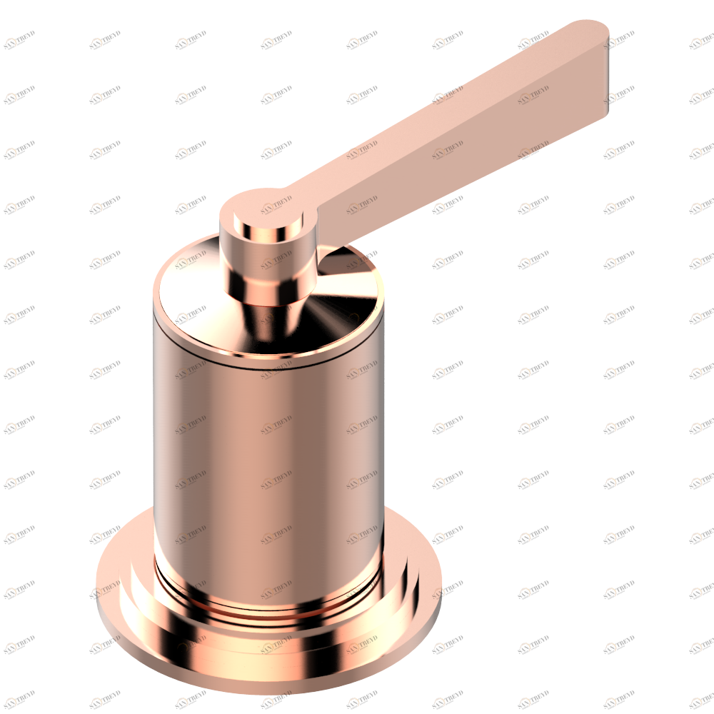 G2U-50/4/VG Переключатель набортный 2 входа 3/4", один выход 3/4"и один выход 1x1/2" Thg-paris Faubourg metal с рукоятками Blush PVD G2U 50/4/VG CAT.F