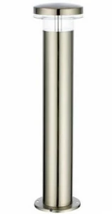 Уличный светильник светодиодный 50х12х12 см хром Horoz 076-002-0005 HOROZ СТОЛБ 00-3896694 Хром