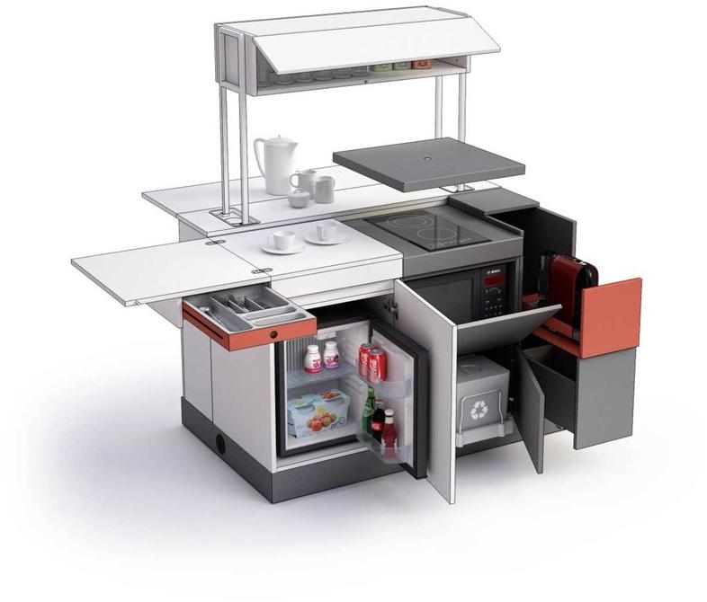Bralco Мини-кухня с полуостровом Domomag sun-id-1447425 - Вид №2