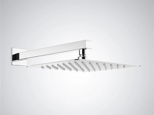 Квадратная душевая головка из нержавеющей стали с кронштейном