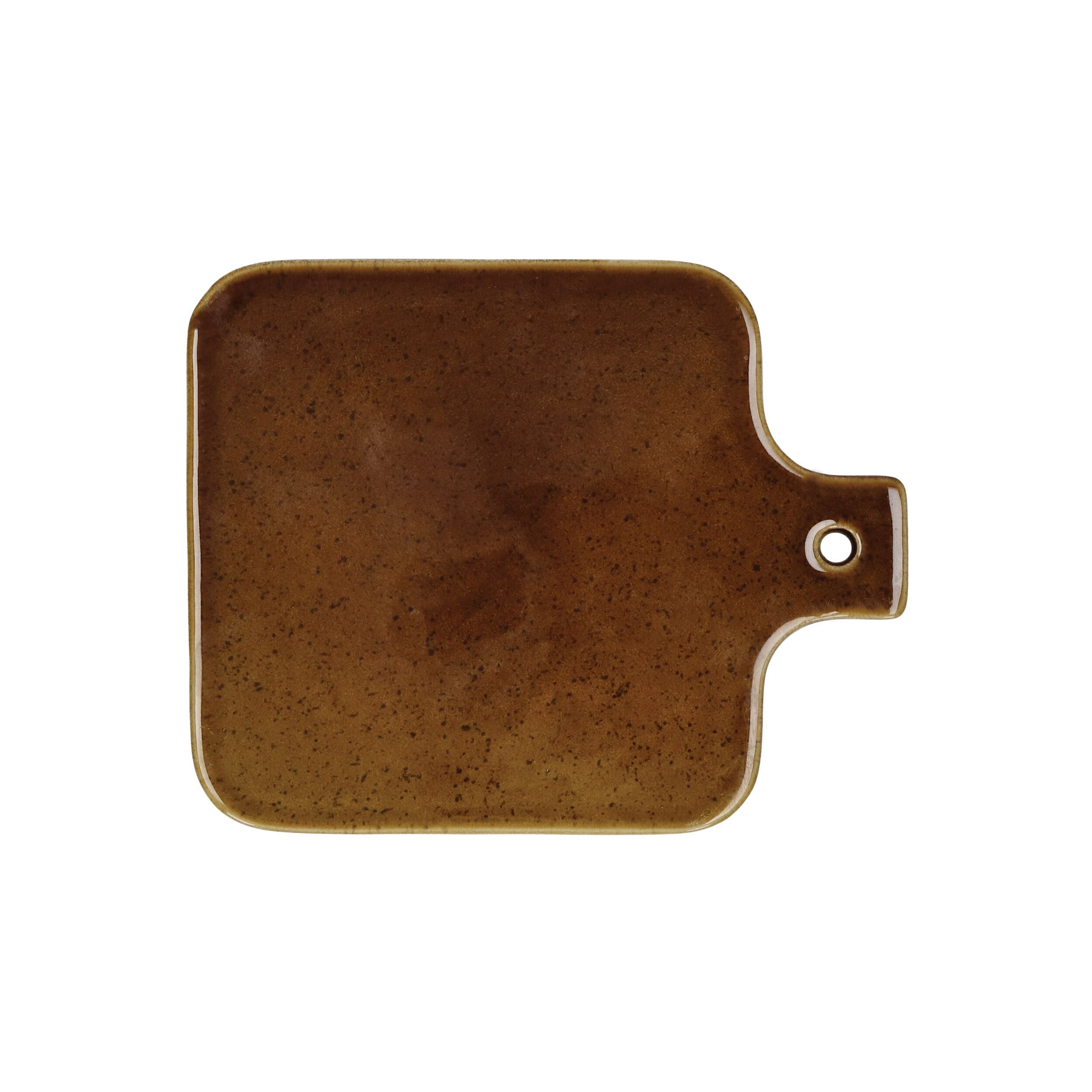 Квадратная разделочная доска из керамогранита с ручкой POMAX Спиро ARCH-00030207 - Вид №1