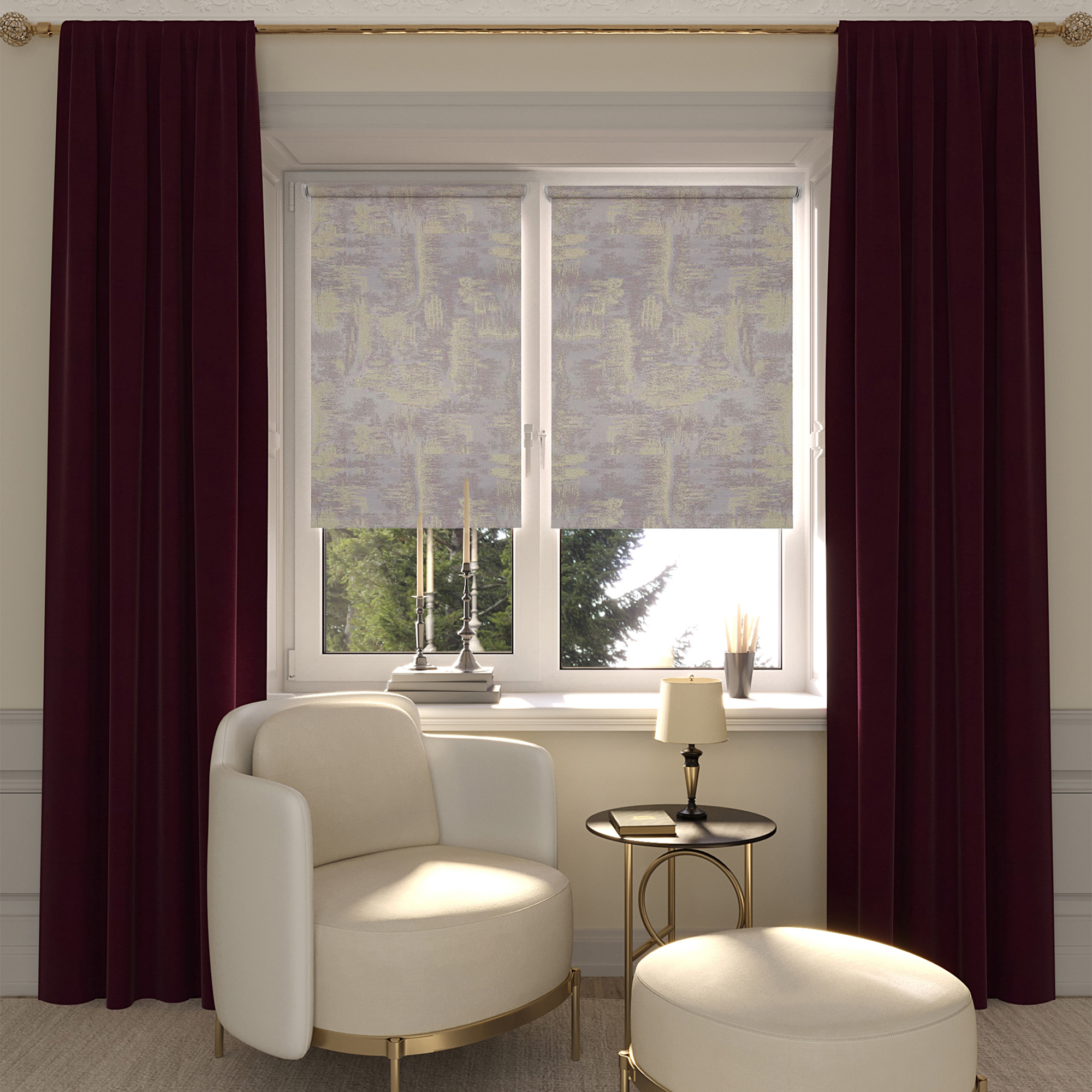 Рулонная штора Legrand Марко 70x175 см коричневая текстурированная 84556863 STLM-0051930 - Вид №3