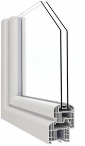 ALPHACAN Огнестойкое окно из ПВХ с двойным остеклением