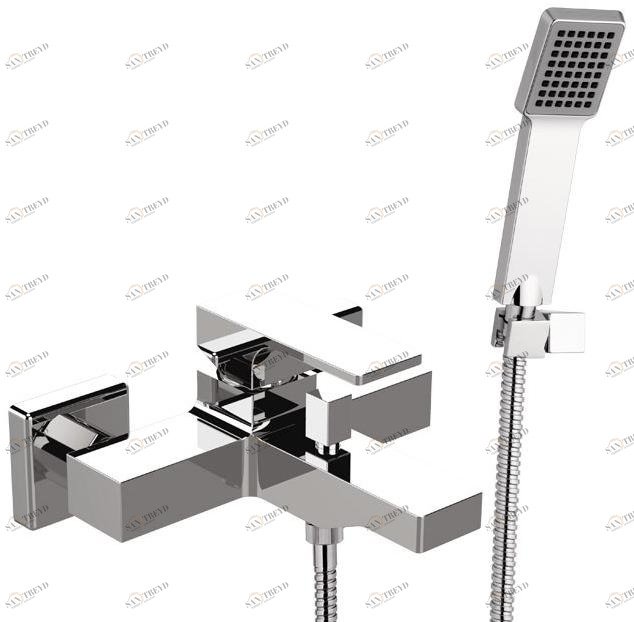 Remer Rubinetterie Смеситель для ванны настенный с ручным душем Absolute Au-02