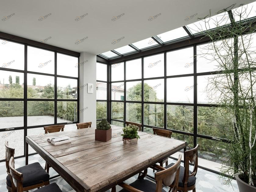 Jansen Поворотно-поворотное окно с терморазрывом sun-id-1355378