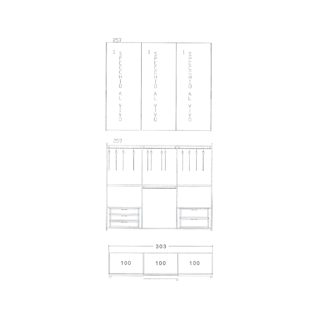 Шкаф-купе / Armadio al vivo La Falegnami sun-id-379758 - Вид №5