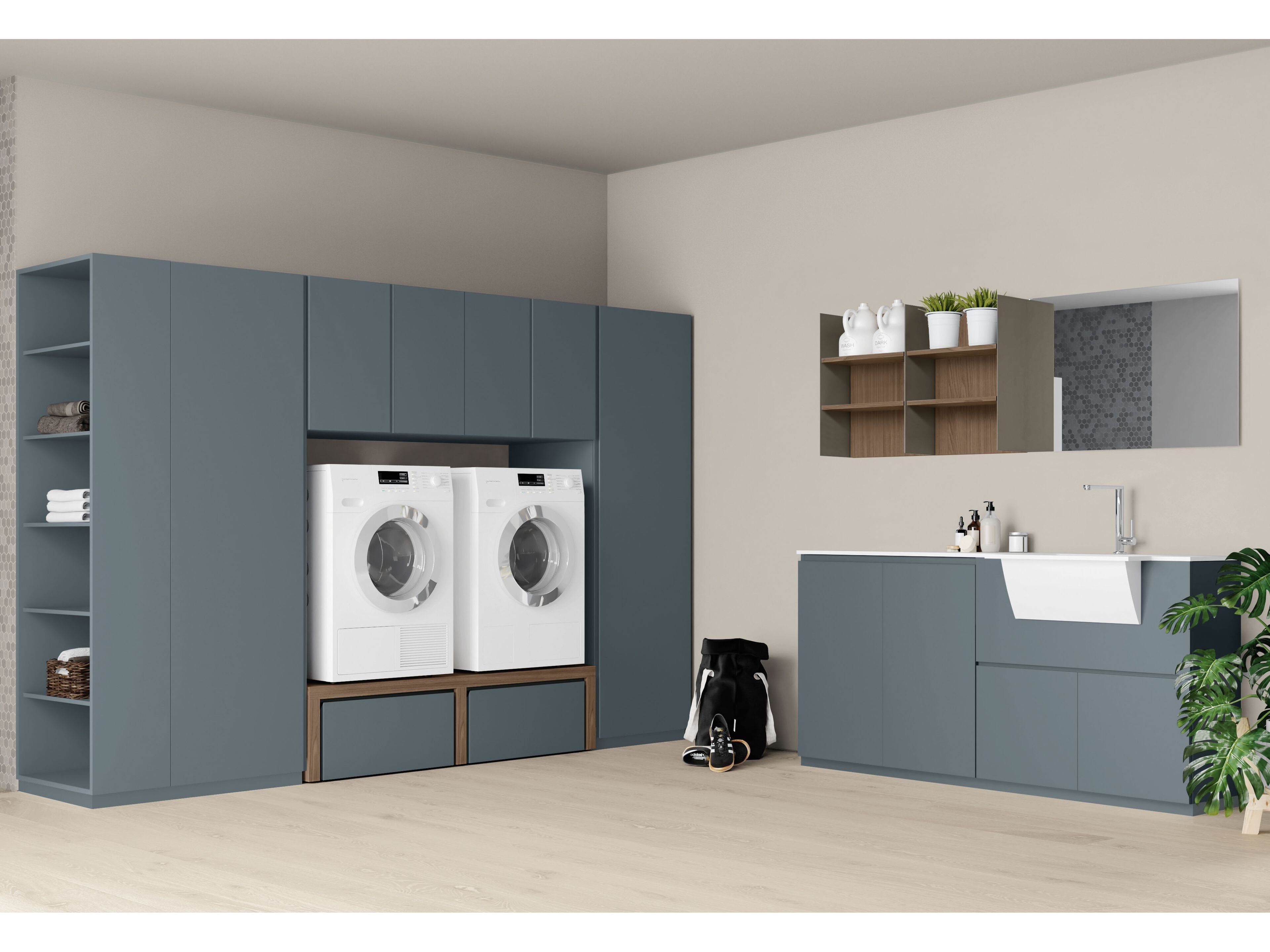 Шкаф для стиральной машины Birex IDROBOX COMP.6 ARCH-00104125