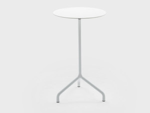 Высокий стол с металлическим откидным верхом