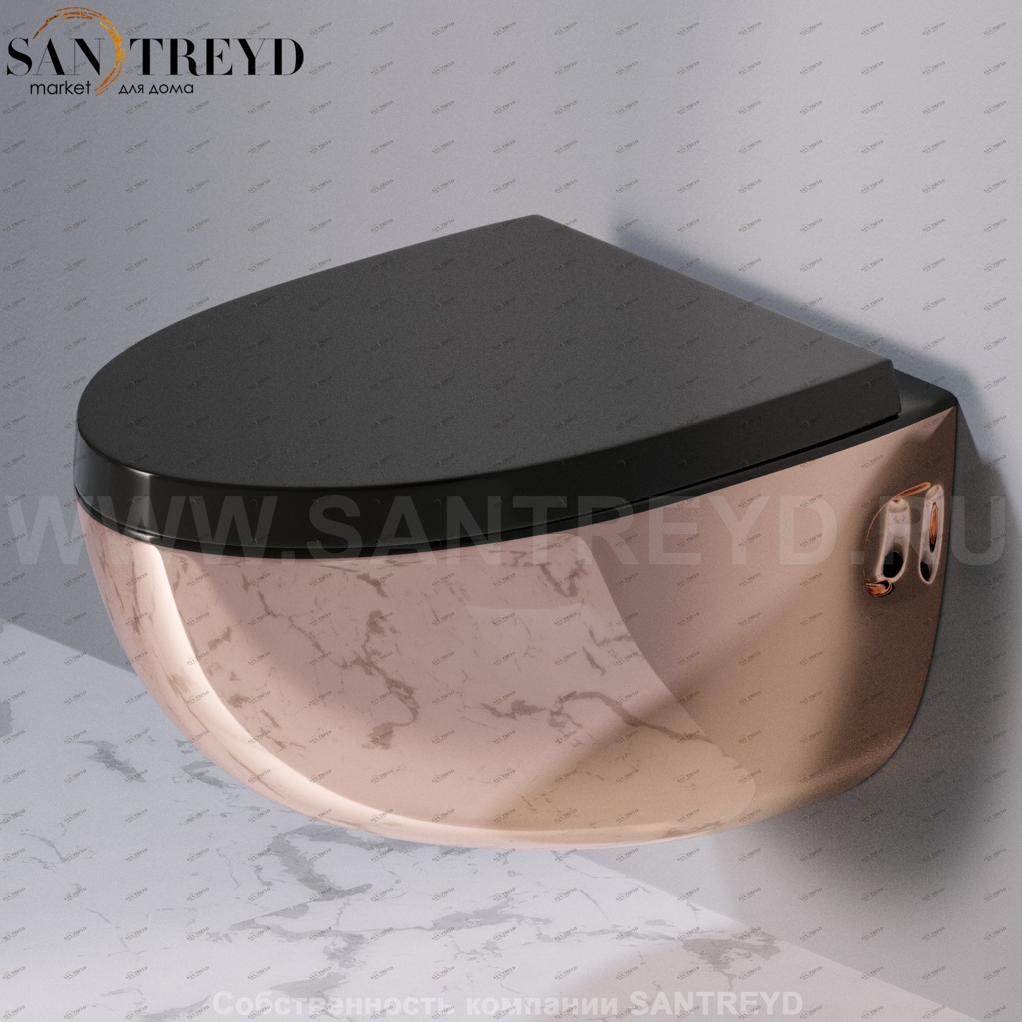 S511260 Подвесной унитаз настенный Медный A. e T. Italia OVAL Италия AeT ITALIA