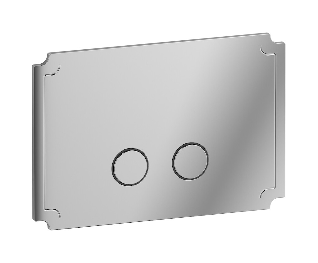 Кнопка смыва для бачка "HERMES" с двойным сливом WE ARE IB bb002cc Chrome Bye Bye