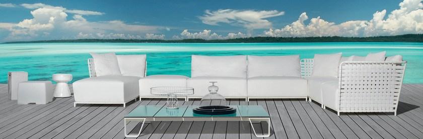 Gervasoni Модульное угловое садовое кресло из ткани Gervasoni outdoor sun-id-1398087 - Вид №4