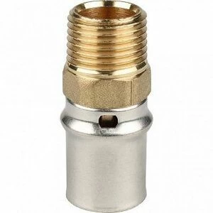 Муфта переходная STOUT 20х1/2" НР под пресс