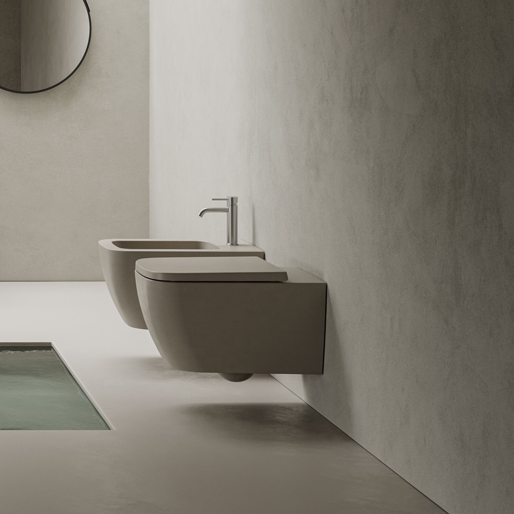 Керамический подвесной туалет без бриды Hatria Tecna ARCH-00034792 - Вид №3