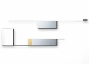 MDF Italia Стальное зеркало с настенной рамой